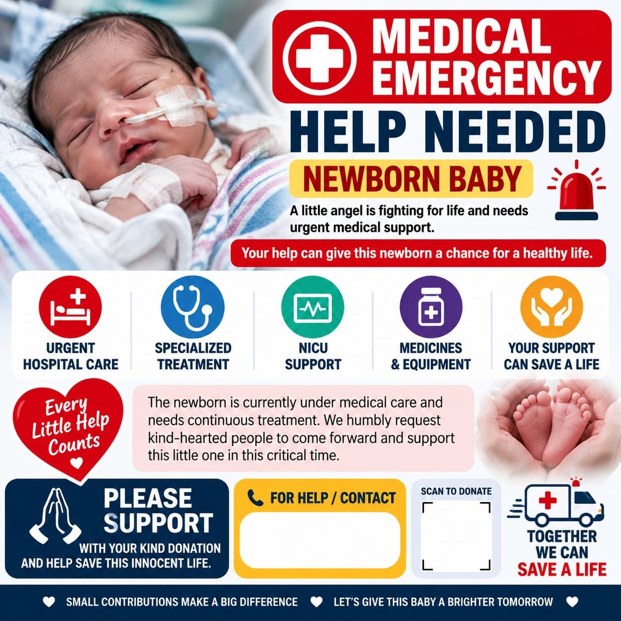 Help Save Baby Aarav — Give Him a Chance to Live